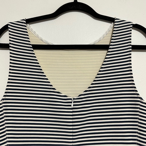 Theory Mivrill Sail Striped Sleeveless Sheath Dress - Picture 10 of 10